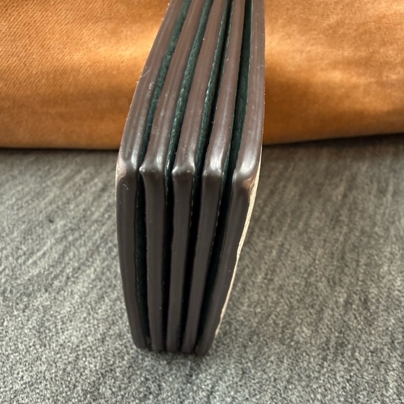 Coach Cream and Lavender Accordion Card Case In Colorblock CA765 - Picture 13 of 14